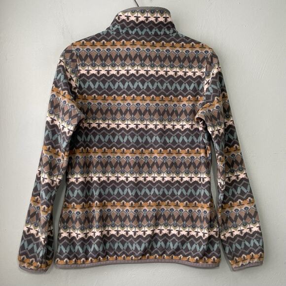 Patagonia Pullover Fleece Size Small Micro D Snap T Companions Aztec Tribal - Picture 5 of 11